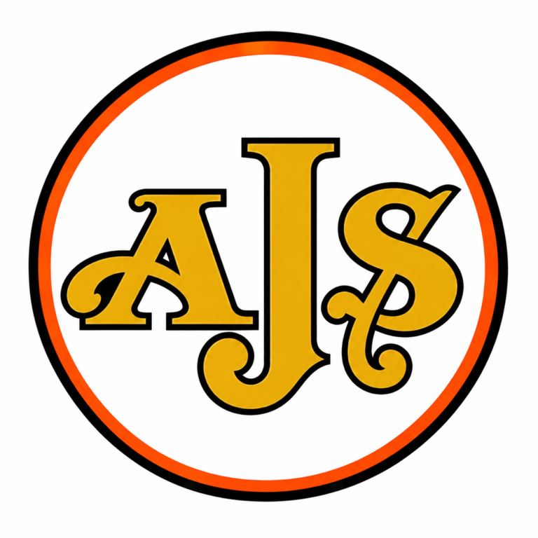 AJS Vintage Gold Emblem