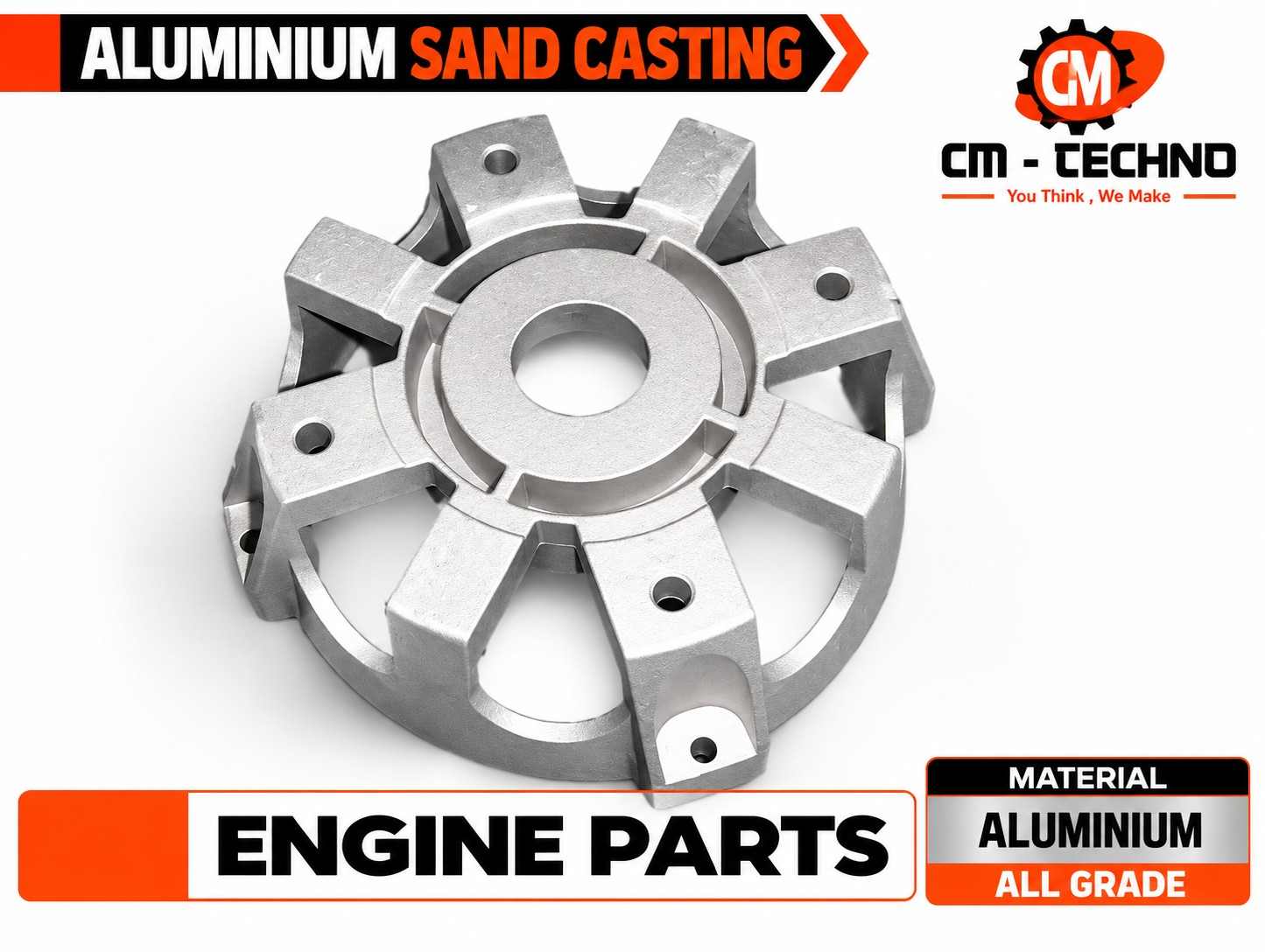 Aluminium Sand Casting Engine Parts-100kb