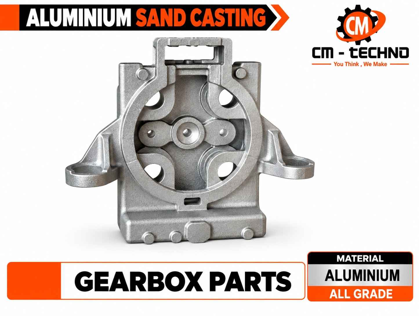 Aluminium Sand Casting Gearbox Banner-100kb