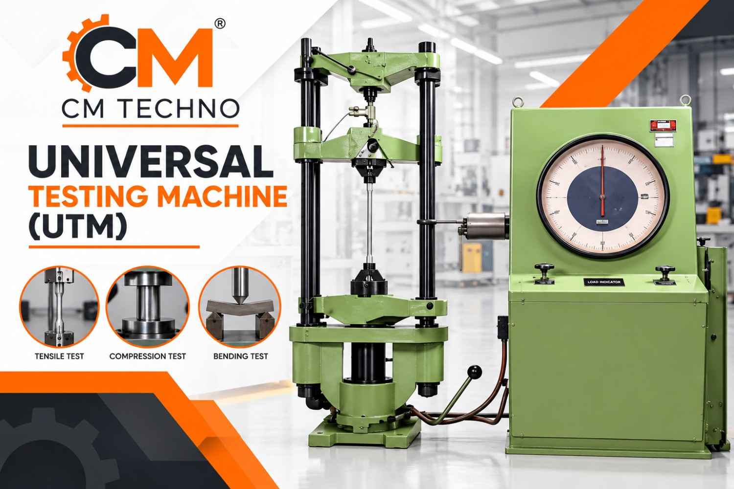 CM Techno Universal Testing Machine Poster-100kb