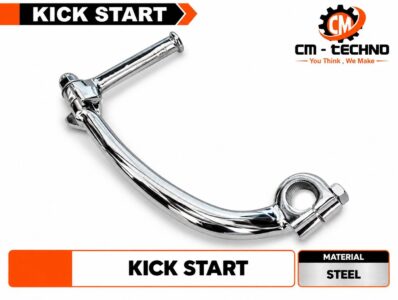 Chrome Steel Kick Start Lever Product Poster-100kb