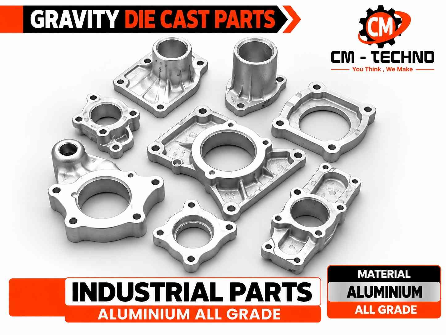 Industrial Aluminium Cast Parts Showcase-100kb