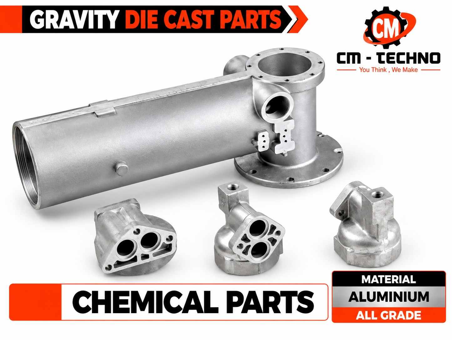 Industrial Aluminium Chemical Parts-100kb