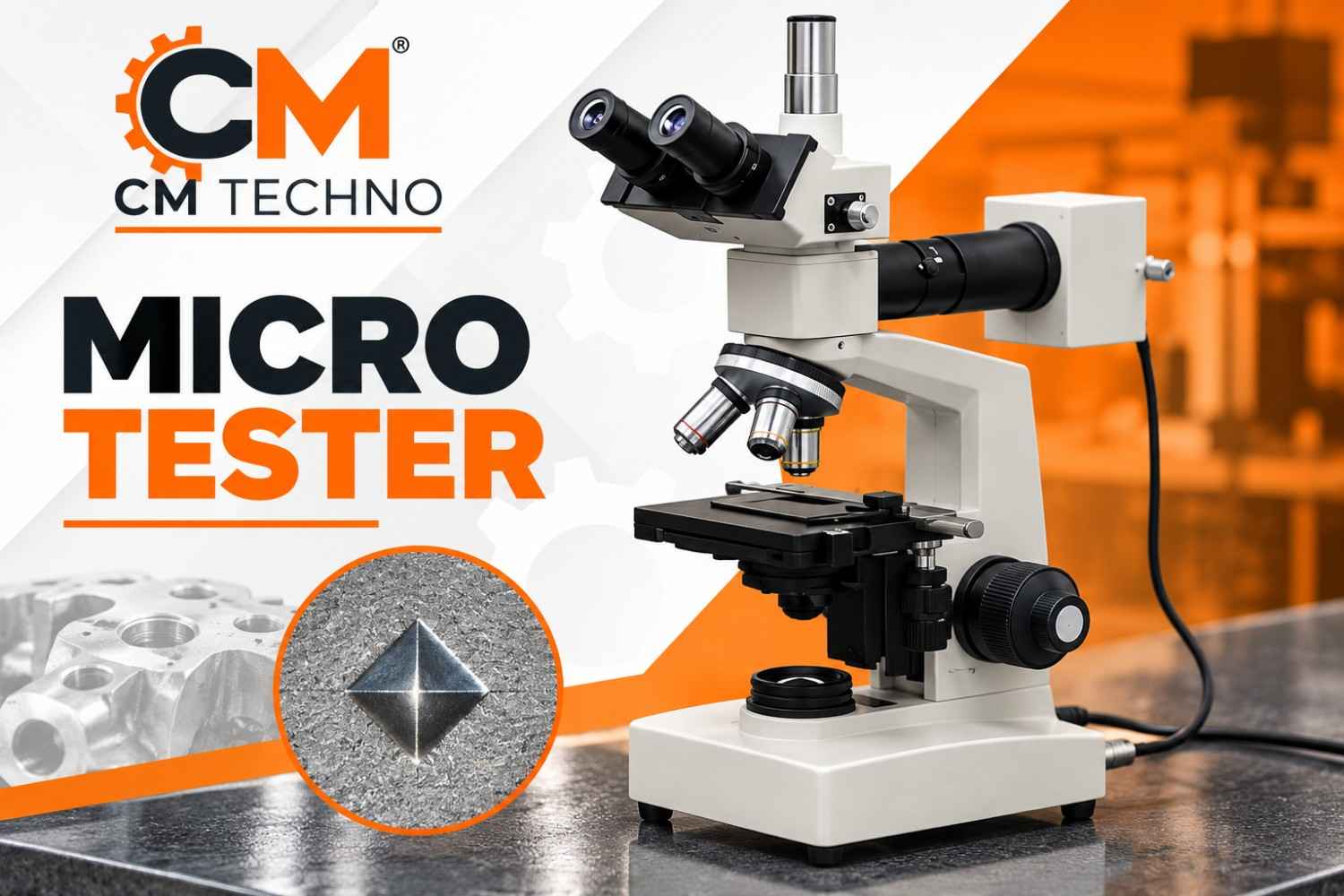 Precision Micro Tester Microscope ad-100kb
