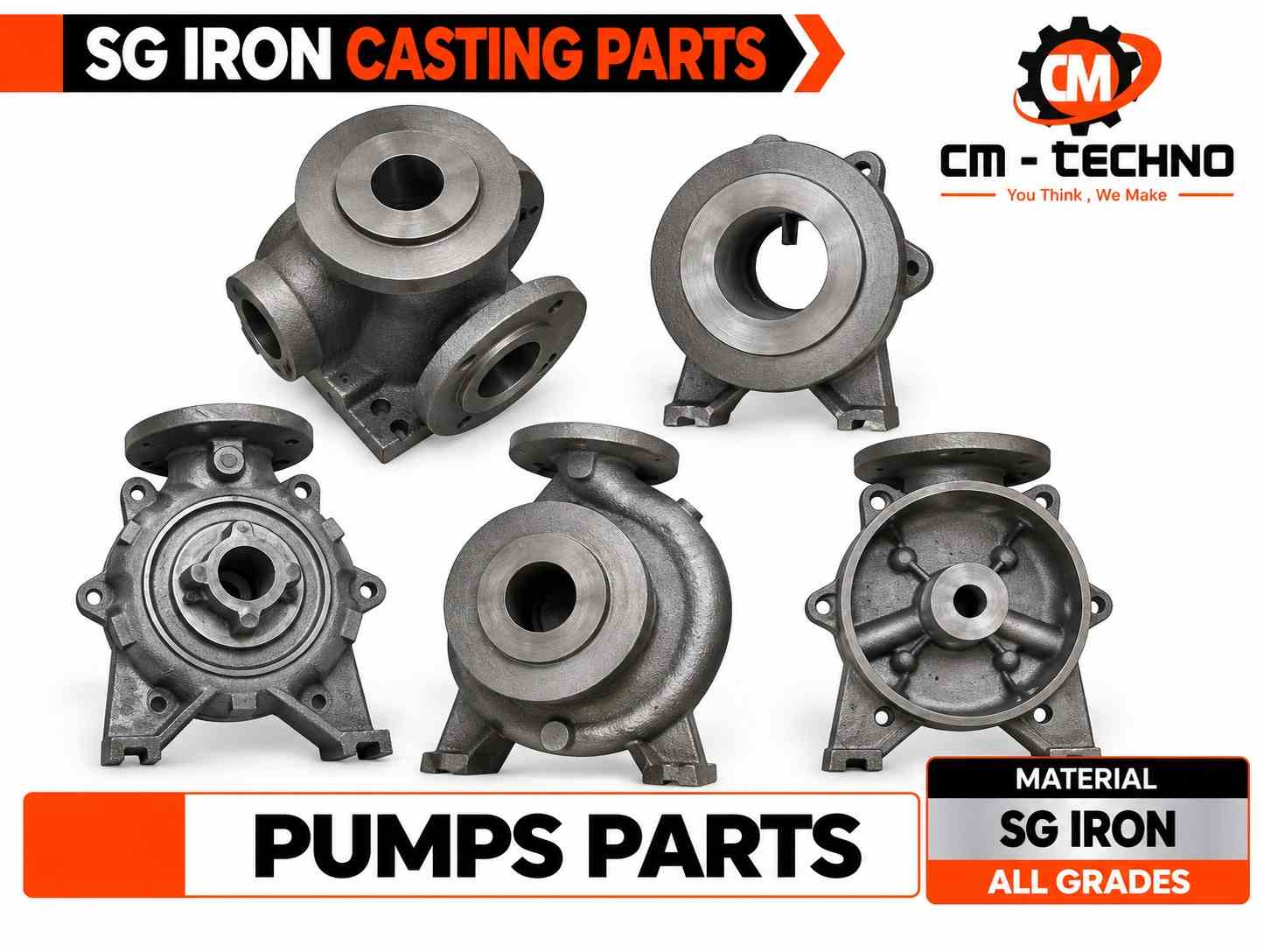 SG Iron Pump Casting Parts Catalog-100kb