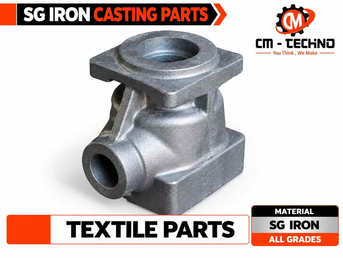 SG Iron Textile Casting Parts-100kb