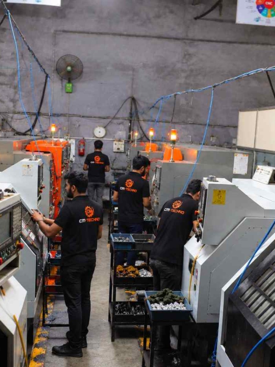 Industrial CNC Workshop with CM-TECHNO Crew-100kb